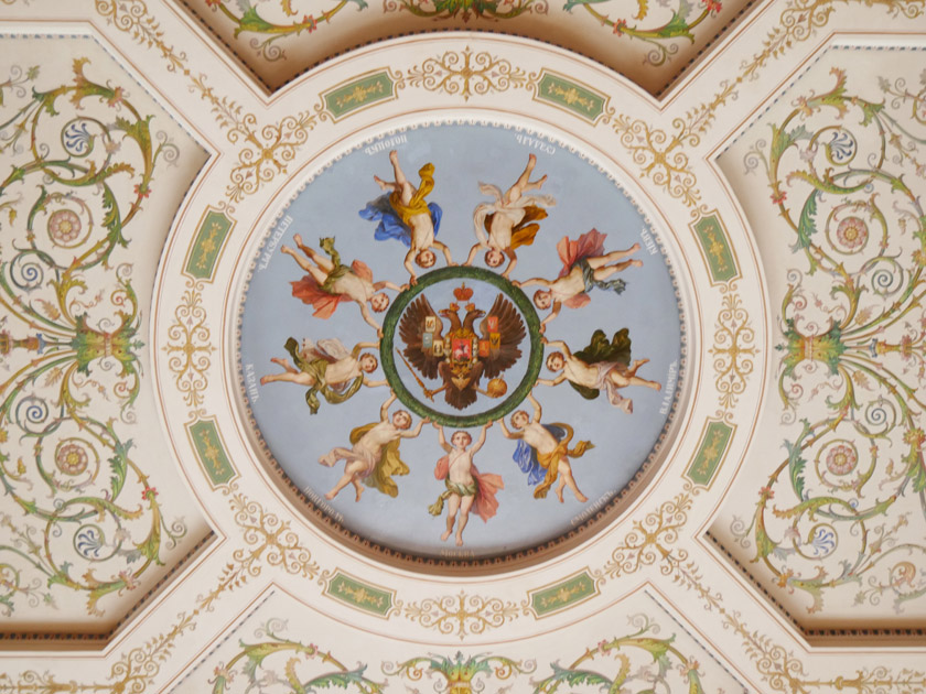 Ceiling Mural, Winter Palace (the Hermitage), St. Petersburg