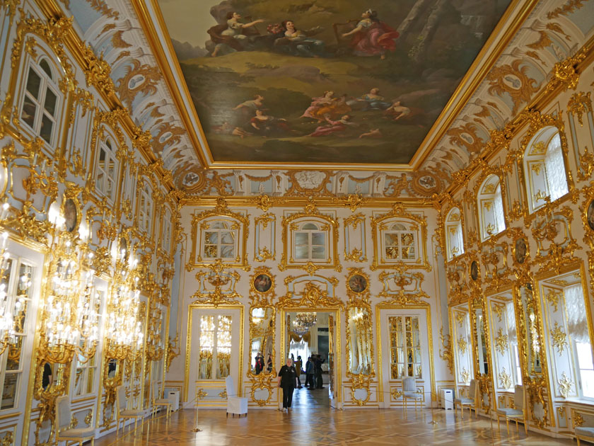 Interior Room, Peterhof Palace, St. Petersburg