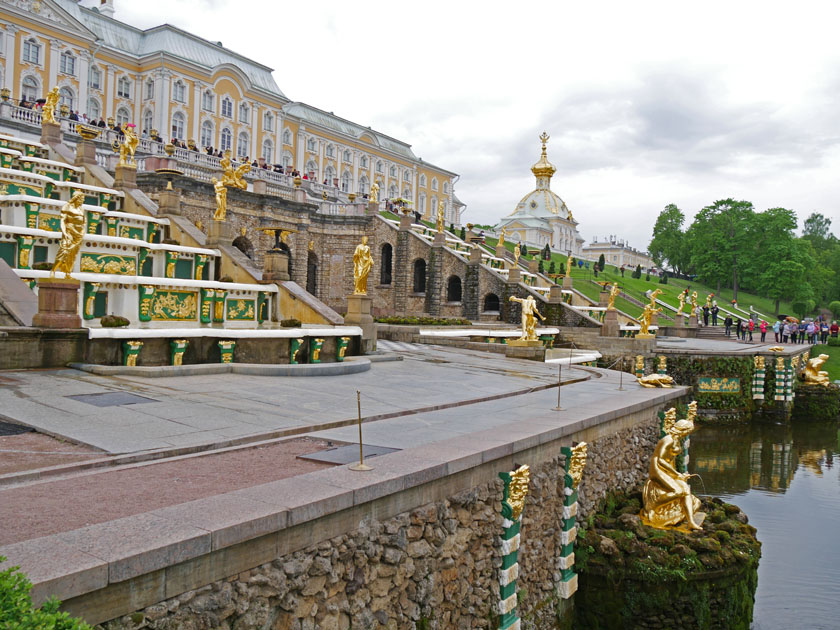 Grand Cascade Fountain, Peterhof Palace, St. Petersburg