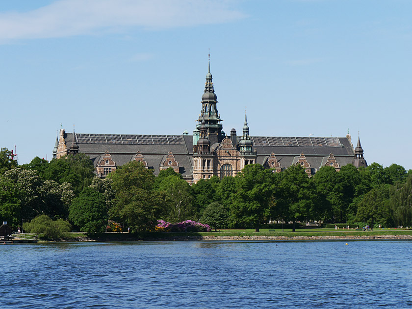 Nordiska Museet, Stockholm, from Canal Tour Boat