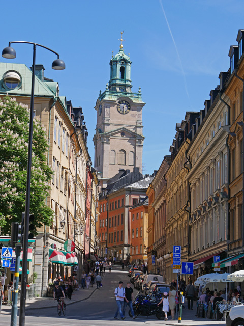 Storkyrkan (Stockholm Cathedral) Viewed from Storkyrkolorinen, Stockholm