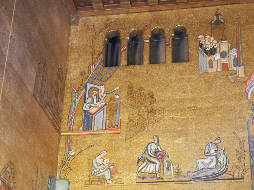 Walls of the Golden Hall, Stockholm City Hall