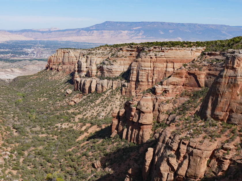 Red Canyon Overlook Scenery, Colorado NM