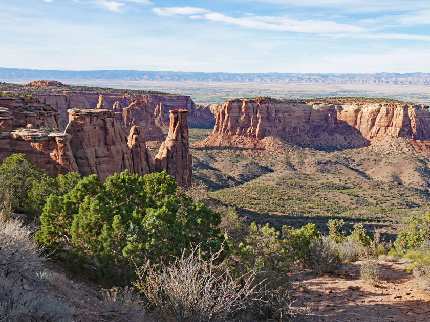 Monument Canyon Overlook Scenery, Colorado NM