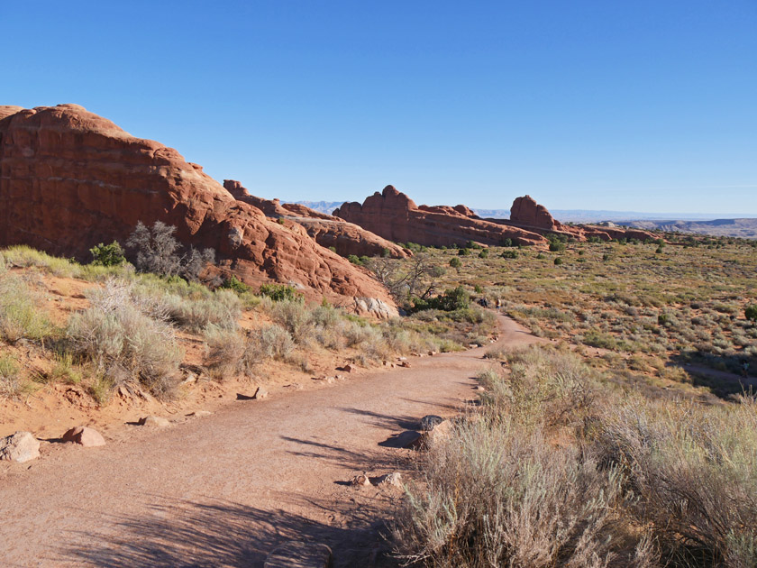 Devils Garden Trail Scenery, Arches NP