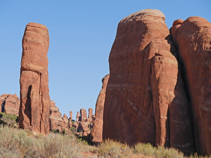 Devils Garden Trail Scenery, Arches NP