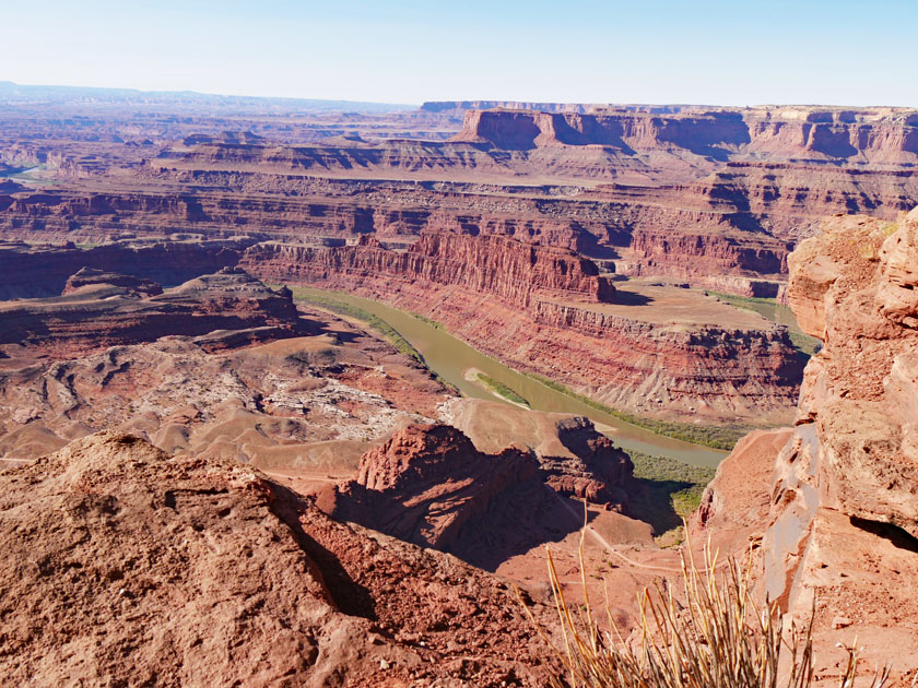 Colorado River Scenery from Dead Horse Point Ovelook, Dead Horse Point SP