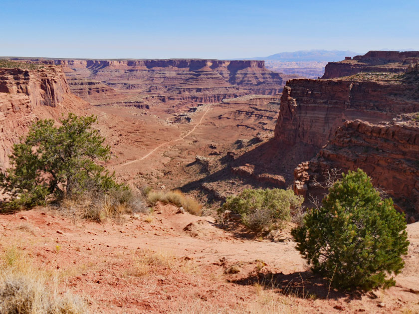 Schafer Canyon Overlook Scenery, Dead Horse Point SP