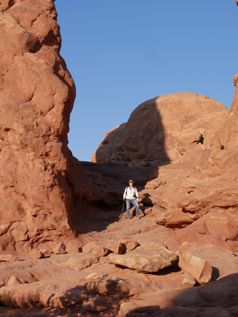 Becky at Turret Arch, Arches NP