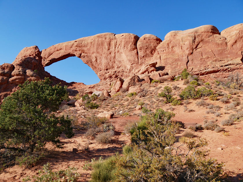 South Window Arch from Primitive Trail, Arches NP