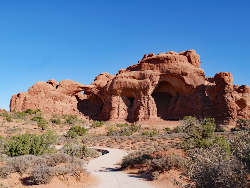 Trail to Double Arch, Arches NP