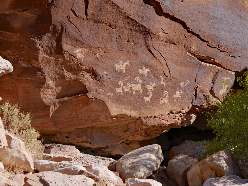 Rock Art Panel, Arches NP