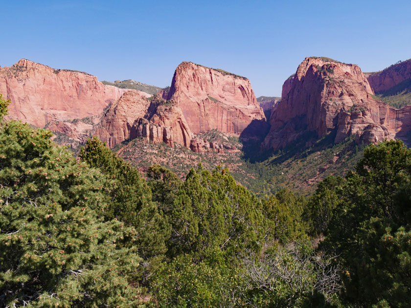 Nagunt Mesa and Beatty Point, Kolob Canyon, Zion NP