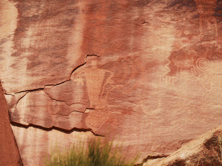 Petroglyphs Along Cub Creek Road Trails, Dinosaur NM