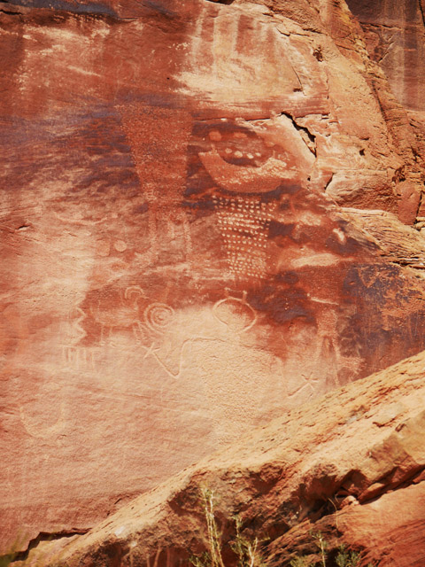 Petroglyphs Along Cub Creek Road Trails, Dinosaur NM