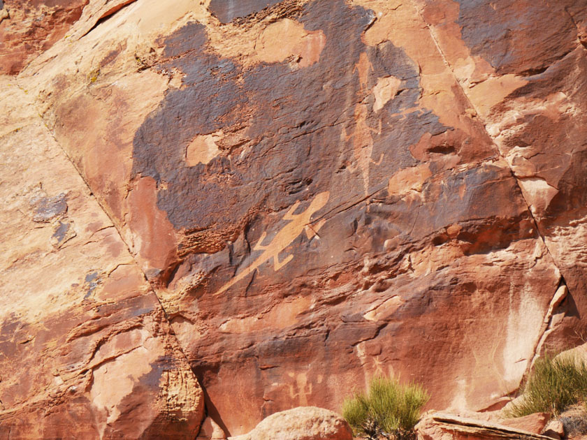 Petroglyphs Along Cub Creek Road Trails, Dinosaur NM