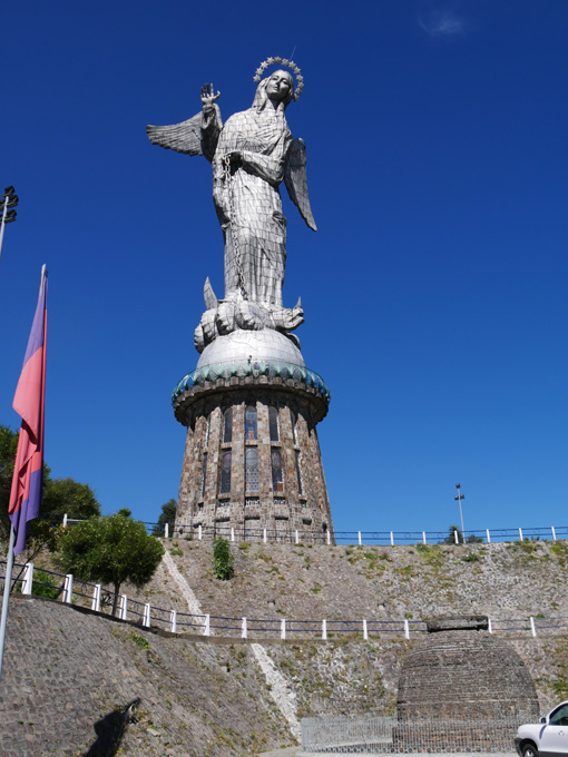 Herrán Matorras' Winged Virgin of Quito on El Panecillo, Quito