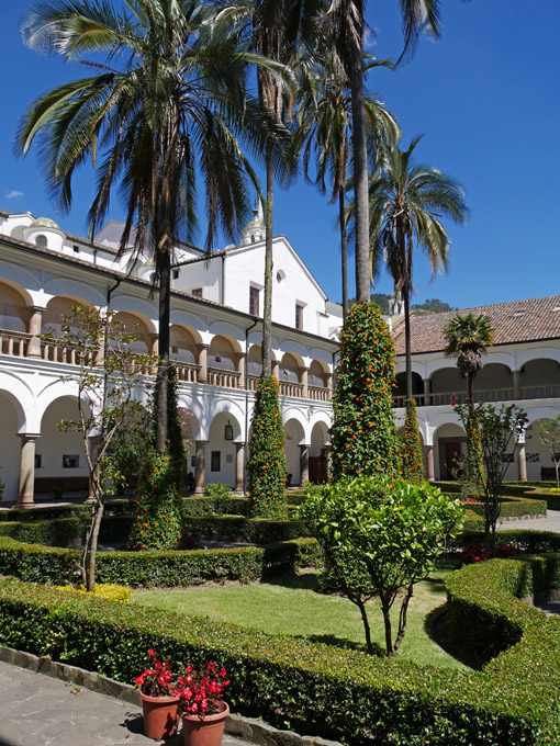 Courtyard in Franciscan monastery