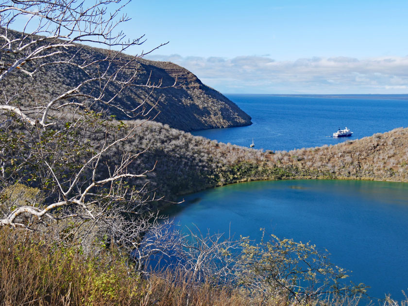 Darwin's Lake and Tagus Cove, Isabela Island