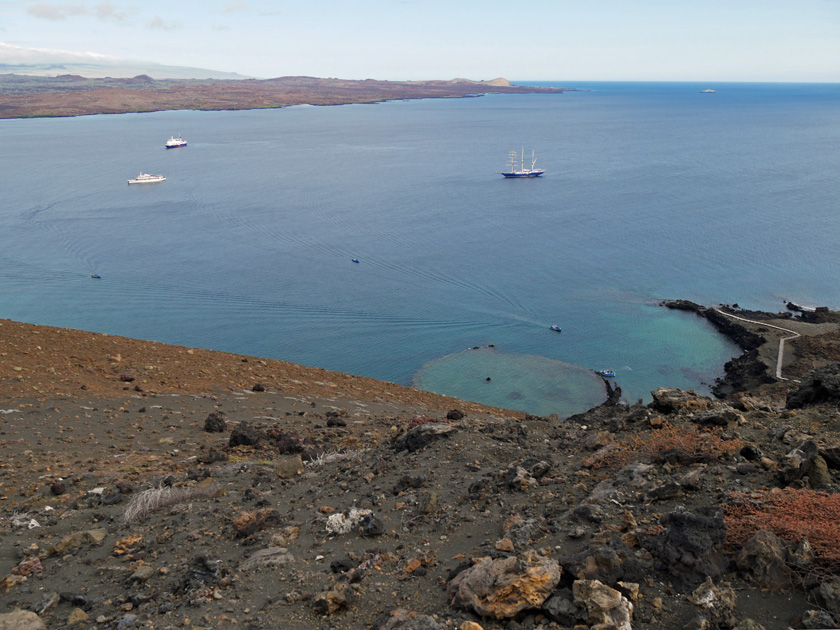 Sullivan Bay Zodiak Landing Site, Bartolomé Island