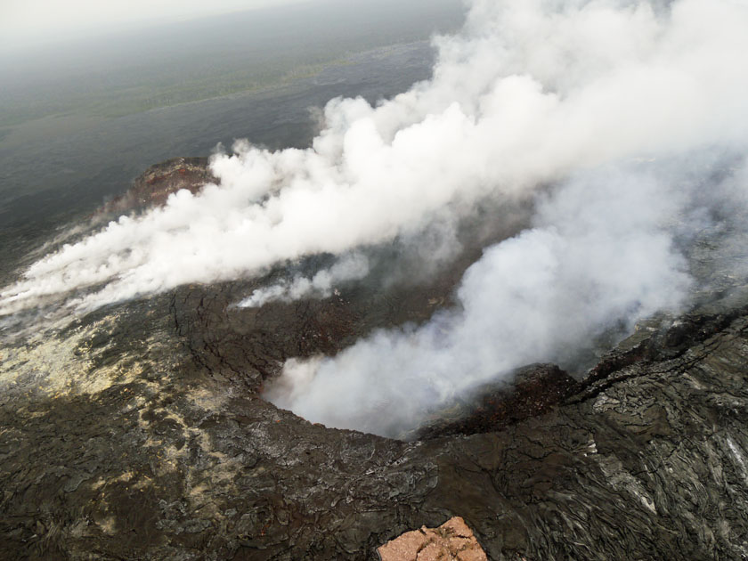 Steam Vents in Kilauea Lava Field