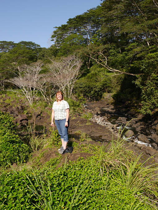 Becky on Boiling Pots Trail