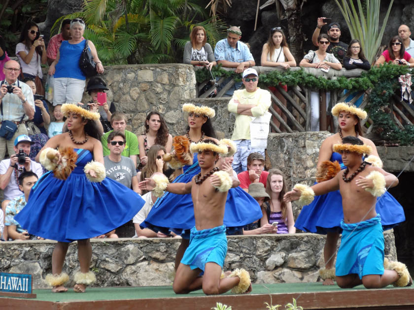 Islands of Hawaii Dancers, Polynesian Cultural Center Parade