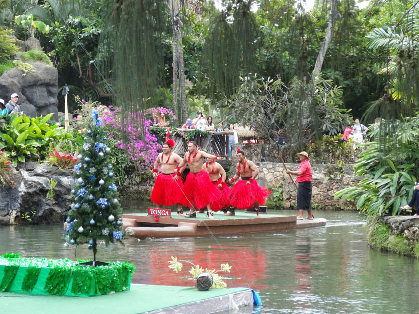 Islands of Tonga Dancers, Polynesian Cultural Center Parade