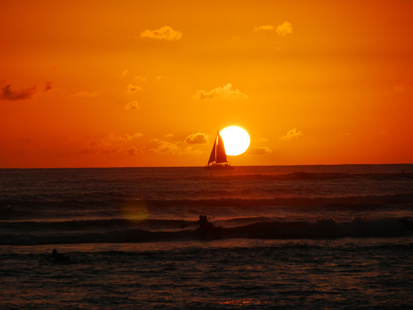 Waikiki Beach Sunset