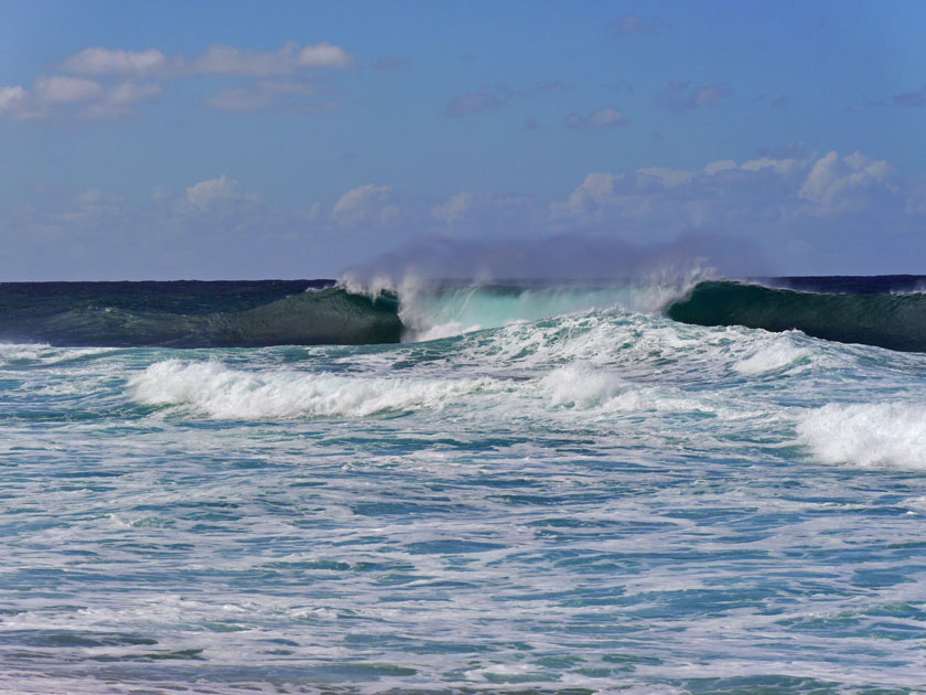 Waves at the Banzai Pipeline, Oahu