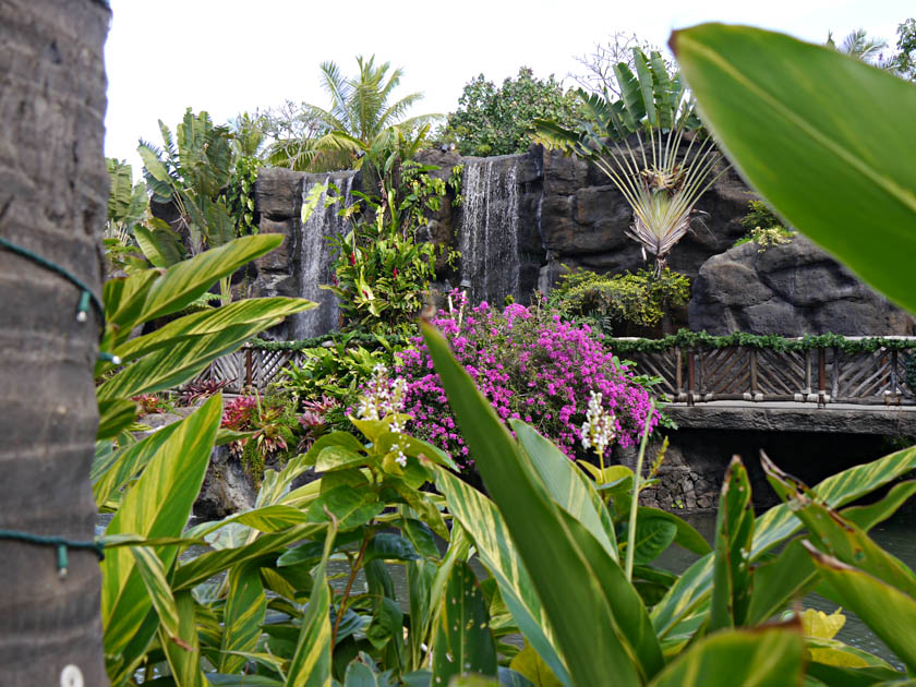 Waterfalls at Polynesian Cultural Center