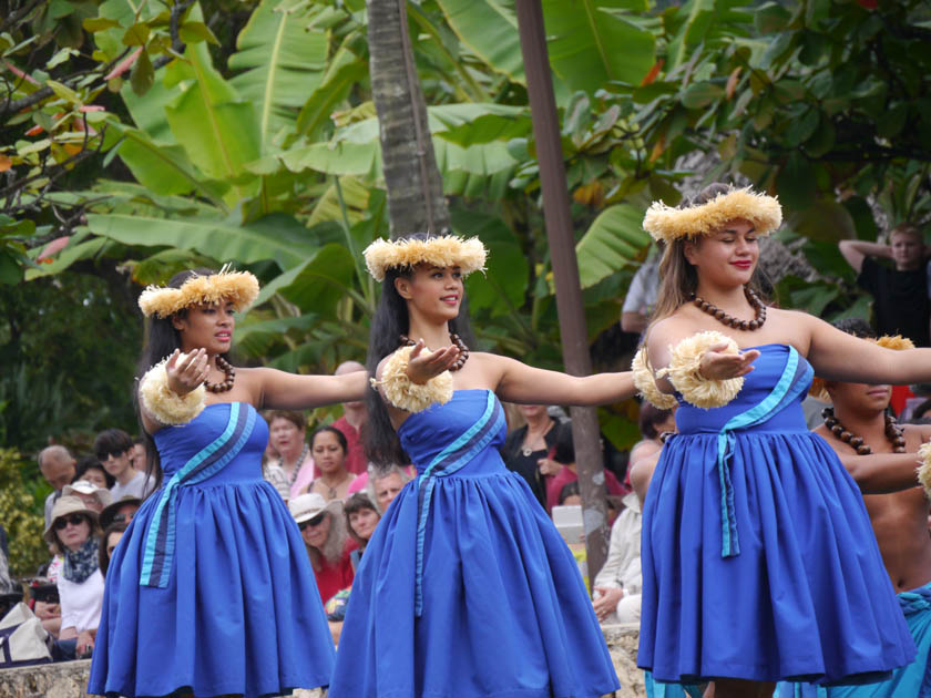 Islands of Hawaii Dancers, Polynesian Cultural Center Parade