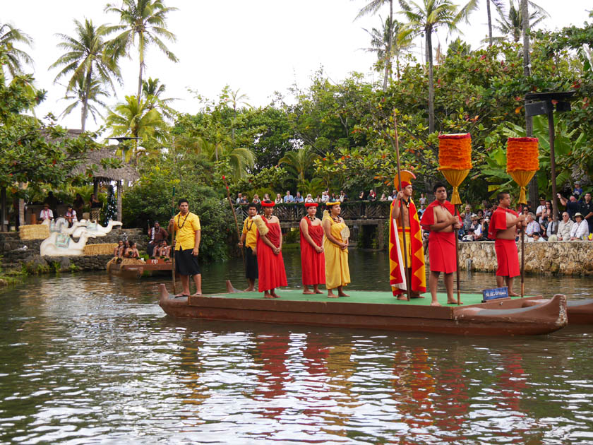 Hawaiian Royal Court, Polynesian Cultural Center Parade