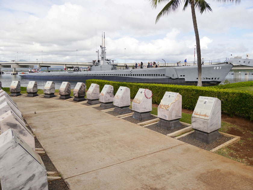 USS Bowfin and Sunken Submarine Plaques, Pearl Harbor