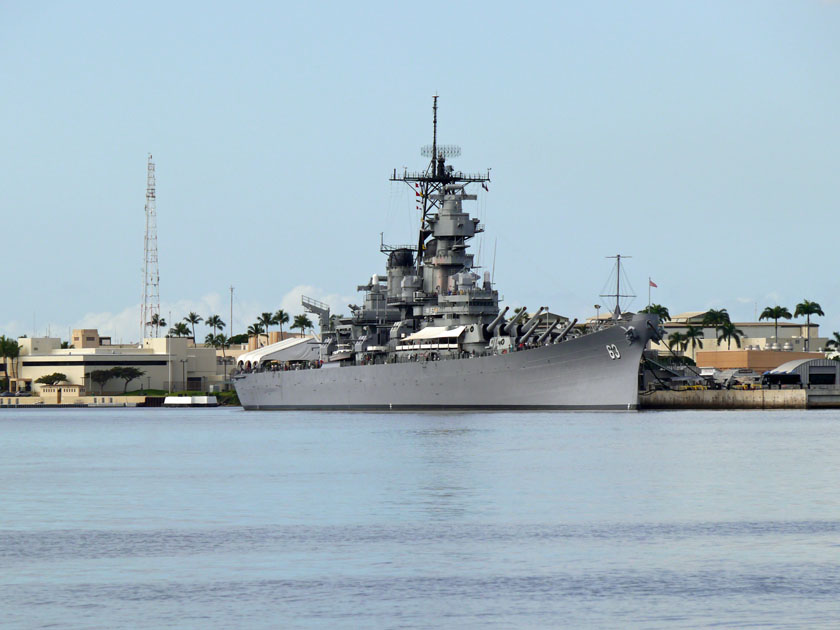 Battleship USS Missouri, Pearl Harbor