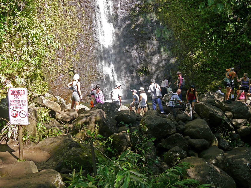 Scofflaws at Manoa Falls