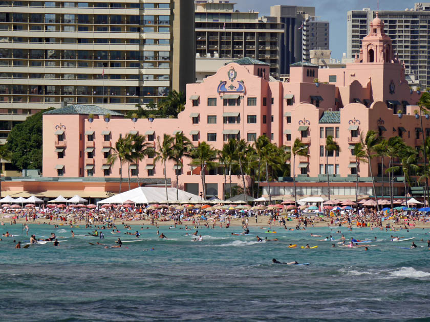 The Royal Hawaiian Hotel, Waikiki Beach