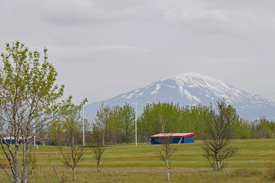 Hekla Volcano from Lava Centre