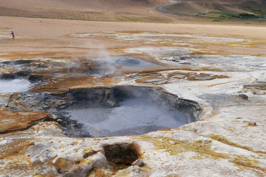 Námaskarð Boiling Sulfuric Mud Springs and Steam Vents