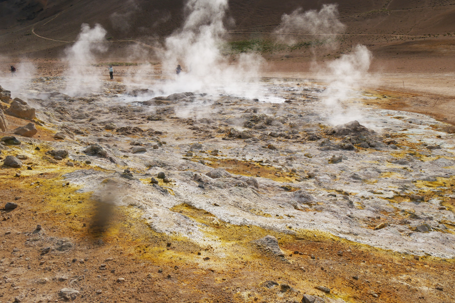 Námaskarð Boiling Sulfuric Mud Springs and Steam Vents