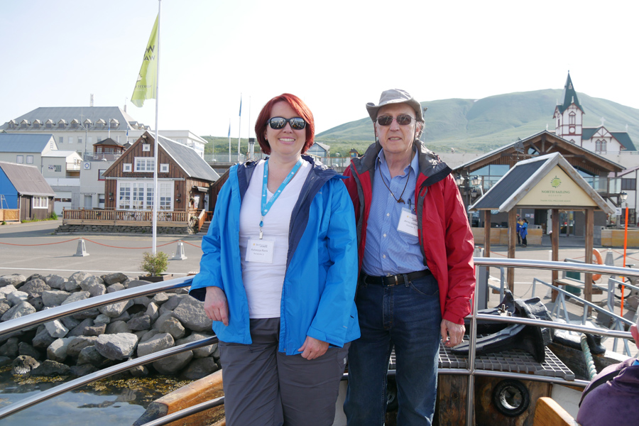 Puffin Island cruise - Jim and Becky