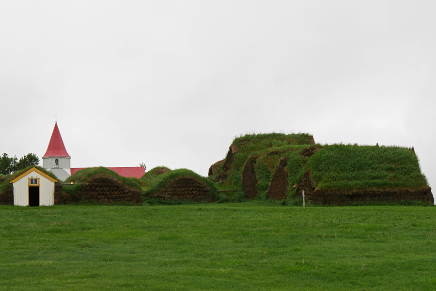 Glaumbær Turf Houses and Glaumbær Church