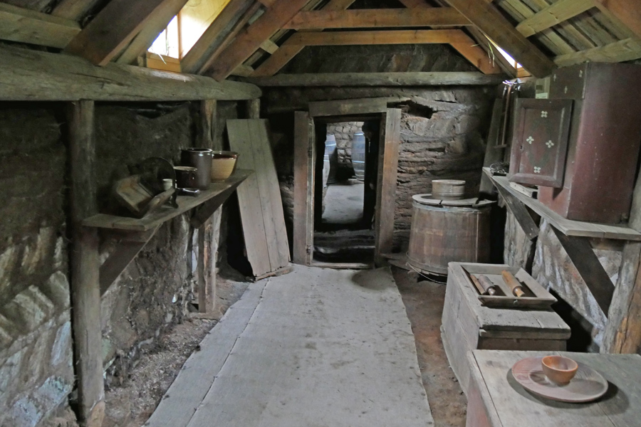 Interior, Glaumbær Turf House