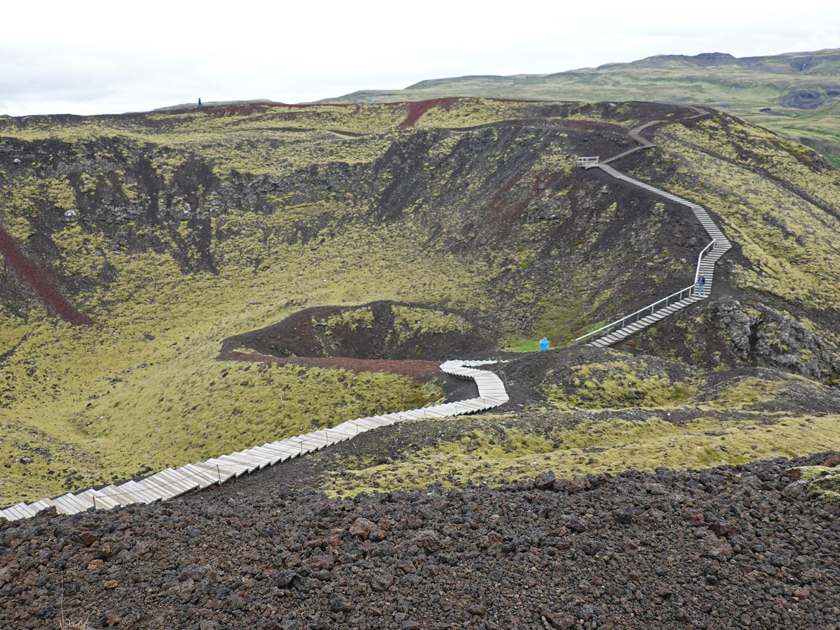 Grabrok Crater Trail Looking Down