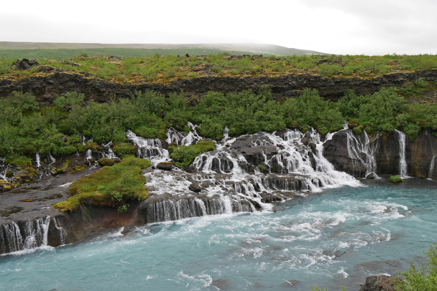 Hraunfossar Falls