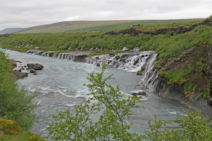 Hraunfossar Falls