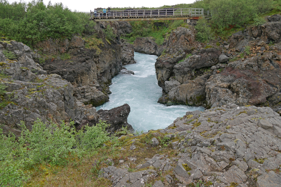 Bridge over Hvítá River