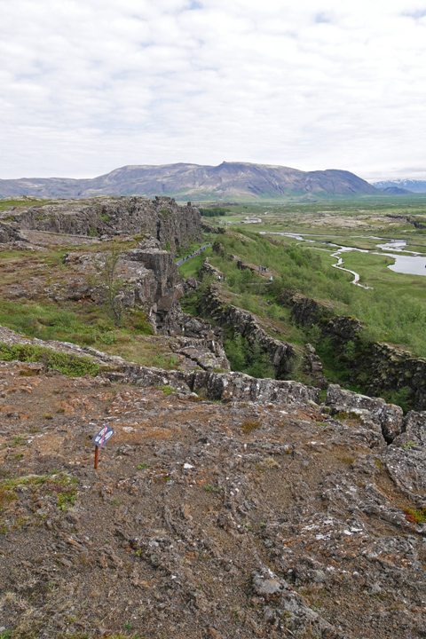 Rift in Thingvellir National Park