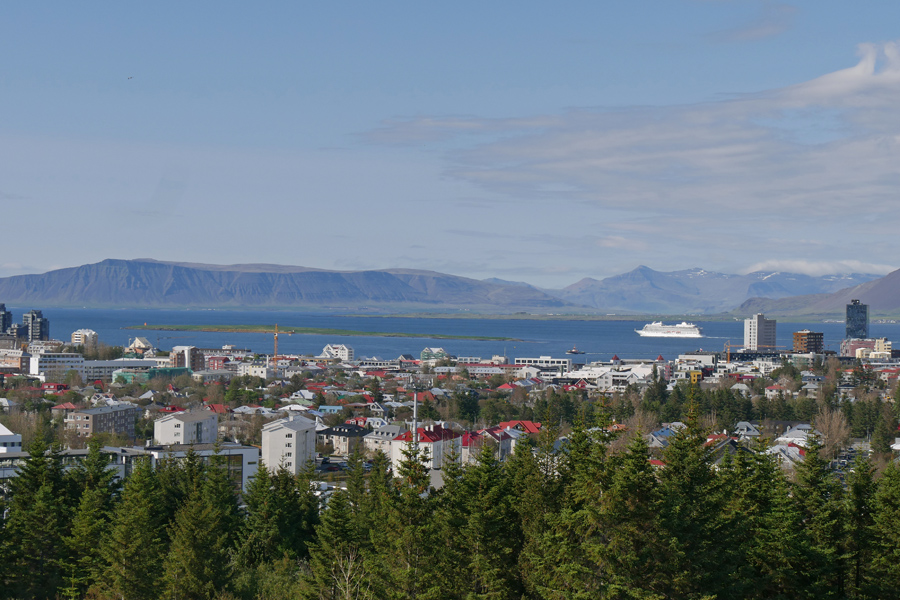 Views of Reykjavik from Observation Deck of the Perlan (Wonders of Iceland)