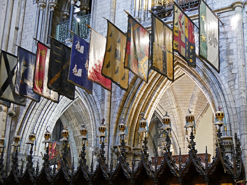 Regimental Flags in St. Patrick's Cathedral, Dublin